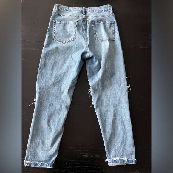 RIPPED BAGGY MOM JEANS - Picture 3 of 3